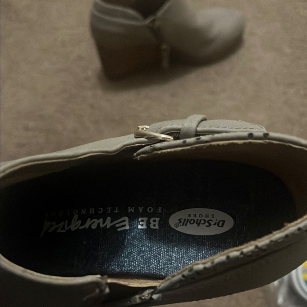 Dr. Scholl's Gray Wedge Ankle Booties - Picture 4 of 4